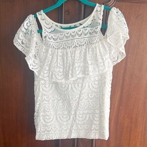 Lilly Pulitzer Layla Cold Shoulder Top M